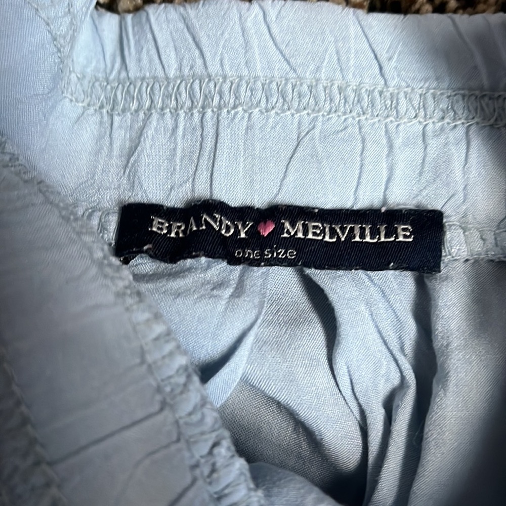Brandy Melville Blue Knit Skirt, lightly worn - Picture 3 of 6